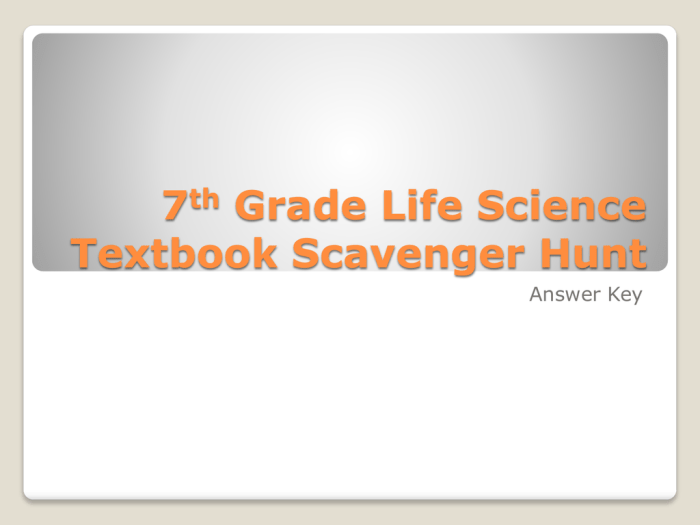 Textbook scavenger hunt answer key