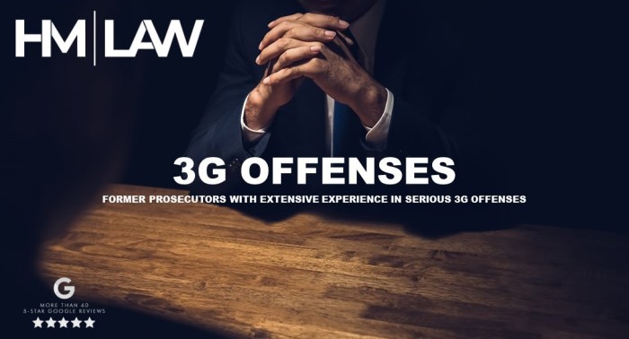 What is a 3g offense in texas