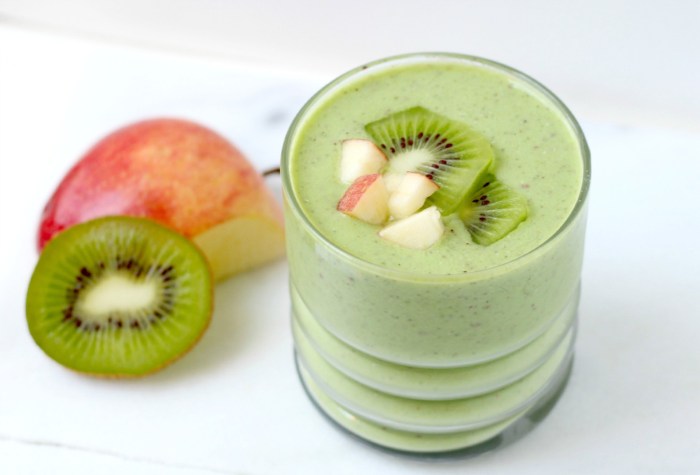 Kiwi apple juice blend smoothie king