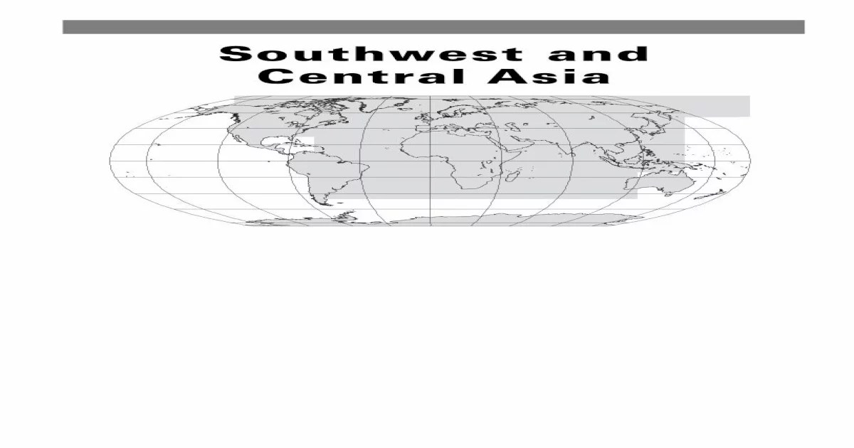 Southwest and central asia mapping lab challenge 3 answer key